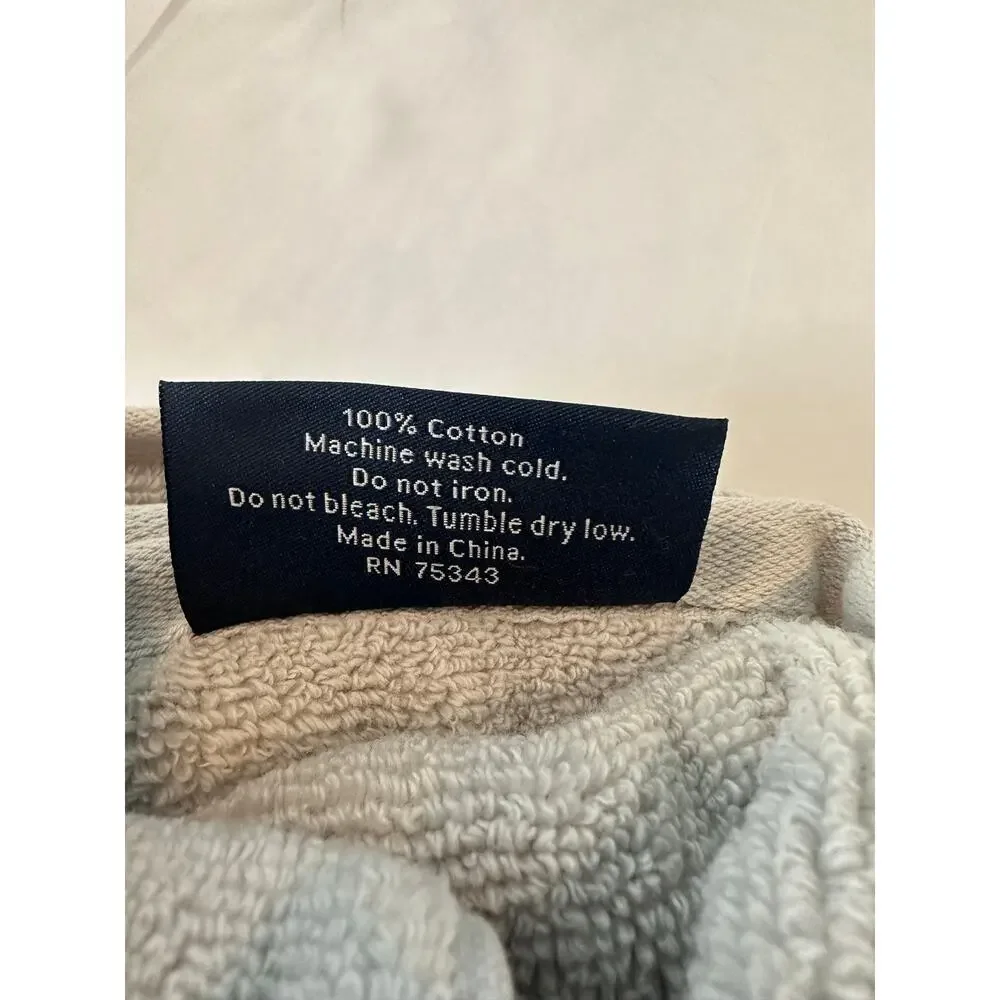 Brooks Brothers set of 2 hand towels, beige color 18” x 28”